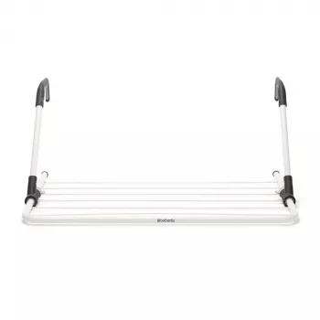 Suszarka na pranie z klipsami do zawieszenia Brabantia 102769 Czarny Srebrny 710 mm