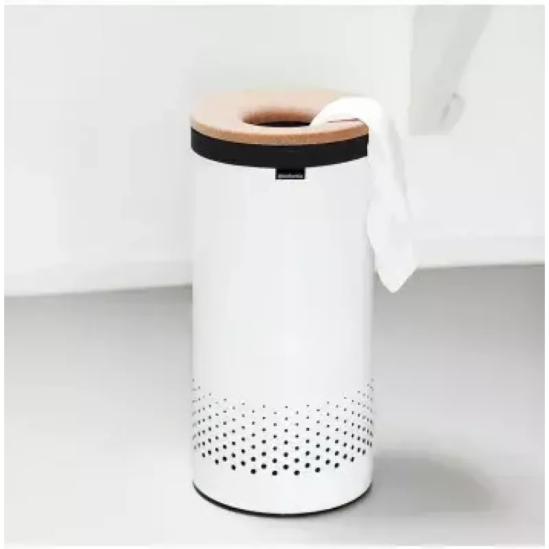 Kosz na pranie Brabantia 104367 Brązowy Biały Wysokość 665 mm Średnica 30 cm