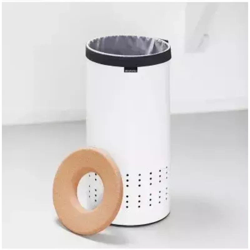 Kosz na pranie Brabantia 104367 Brązowy Biały Wysokość 665 mm Średnica 30 cm