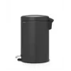 Brabantia Newicon kosz na śmieci z pedałem 20 l, Mineral Infinite Grey, 114182