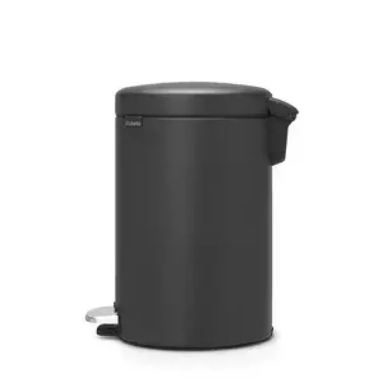 Brabantia Newicon kosz na śmieci z pedałem 20 l, Mineral Infinite Grey, 114182