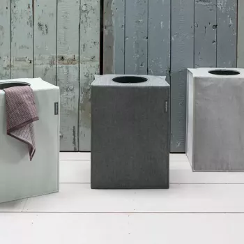 Laundry basket Brabantia 120381 55 L Rectangular Czarny