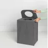 Laundry basket Brabantia 120381 55 L Rectangular Czarny