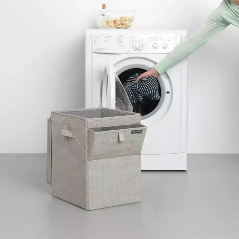 Kosz na pranie Brabantia 120428 35L prostokątny szary