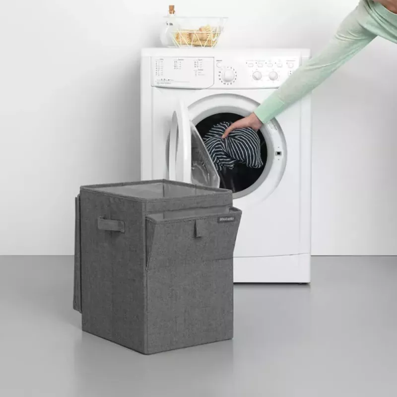 Kosz na pranie Brabantia 120442 35 L prostokątny czarny