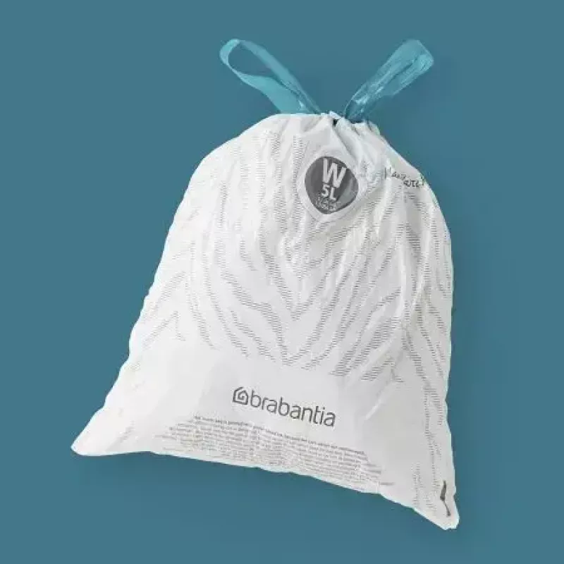 Worki na śmieci BRABANTIA 137846, pojemność 45 l, białe, 40 szt.