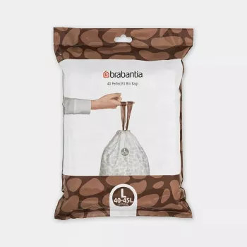 Worki na śmieci BRABANTIA 138645 do koszy 40–45 L, opakowanie 40 szt.