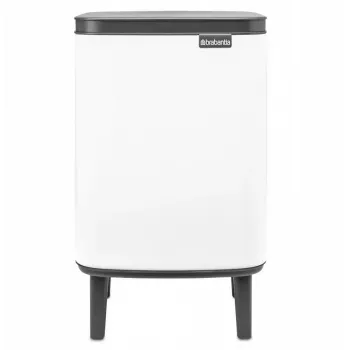 Kosz na śmieci BRABANTIA BO 7L biały, model 22 71 65, pojemność 7 l