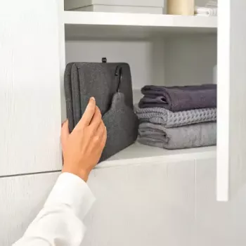 Deska do prasowania parowego BRABANTIA Foldable Steam Board 40 x 85 cm Czarna Odpowiednia do żelazka parowego Waga 0,1 kg