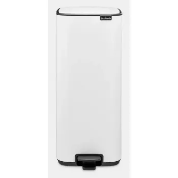 Brabantia Bo Pedal Bin 30 L Rectangular Steel biały