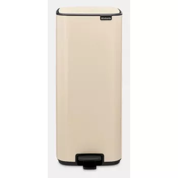 Brabantia Bo Pedal Bin 30 L Rectangular Steel Beige
