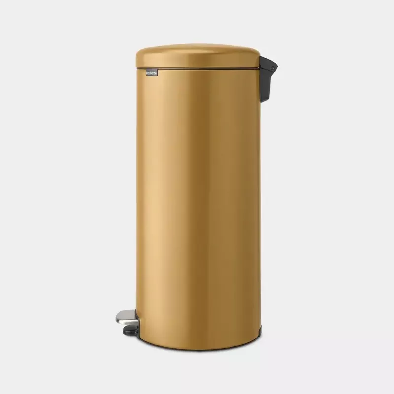 Pojemnik na odpady Brabantia 238765 Okrągły Stalowy Złoty Średnica 29,3 cm Głębokość 380 mm Wysokość 679 mm