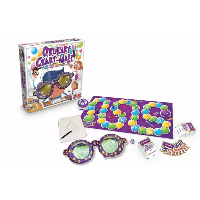 Goliath Spell‑Mary Glasses — zestaw akcesoriów do gry planszowej, element gry karcianej