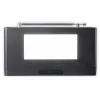 Radiobudzik Lenco CR540BK — budzik FM, wyświetlacz LED 1.2 cala, przyciemniane światło nocne, ładowanie USB, głośniki stereo