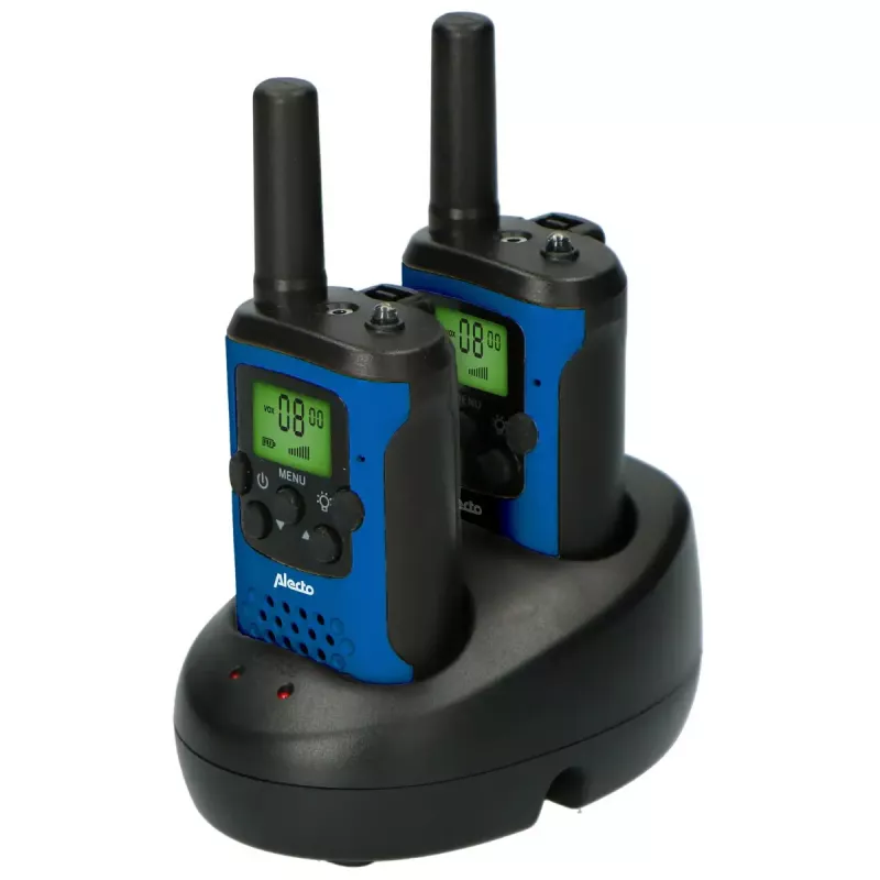 Alecto FR175BW radiotelefon 8 kanałów 446 MHz Czarny Niebieski