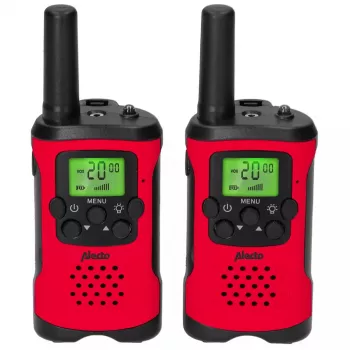 Alecto FR115RD Two-Way Radio 8 kanałów 446 MHz czarny czerwony