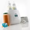 Podgrzewacz do butelek Alecto BW700TWIN — podwójny elektryczny podgrzewacz do butelek 3-w-1, 512 W, 230 V, biały