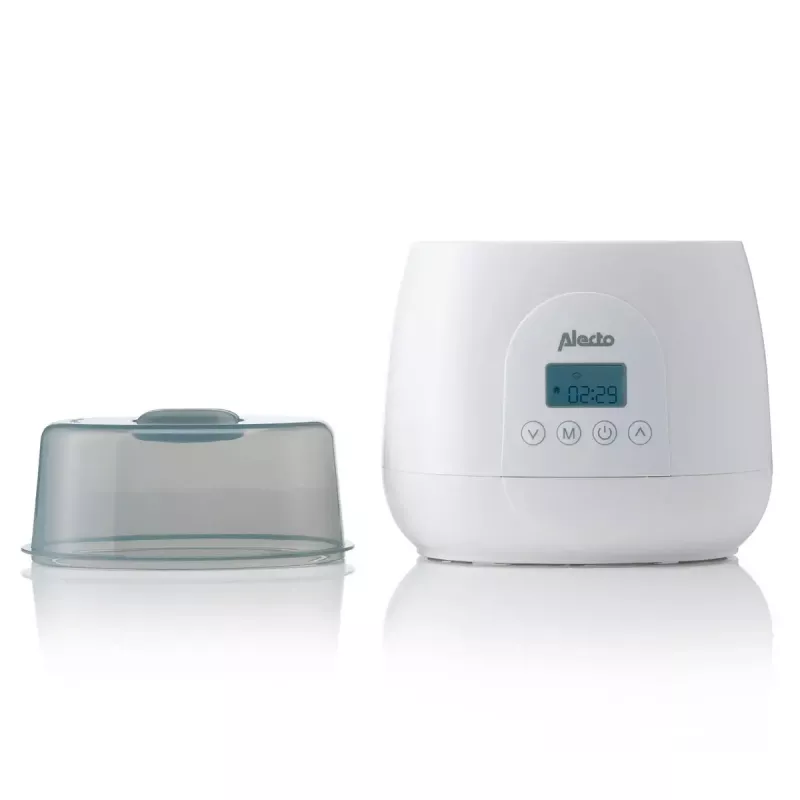 Podgrzewacz do butelek Alecto BW700TWIN — podwójny elektryczny podgrzewacz do butelek 3-w-1, 512 W, 230 V, biały