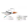 Kabel sieciowy GEMBIRD PP6A-LSZHCU-2M Cat6 S/FTP (S-STP) 2 m RJ-45 Szary