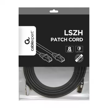 Kabel sieciowy Gembird PP8-LSZHCU-BK-2M RJ-45 Cat8 2m Czarny