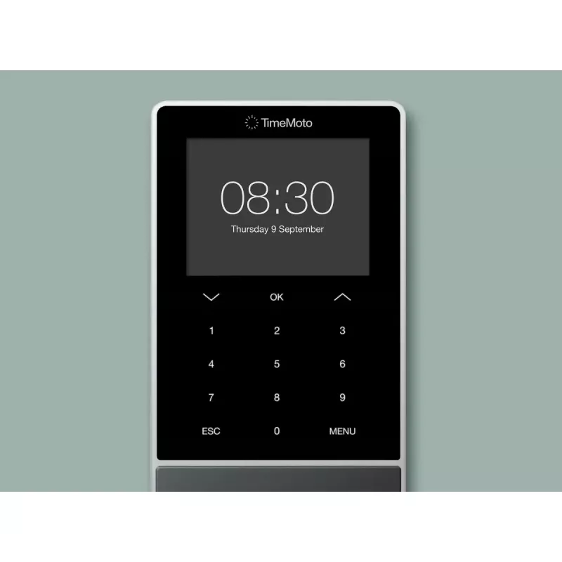Safescan TM—818 MC Czarny token chipowy Odcisk palca Hasło Karta zbliżeniowa