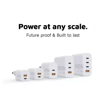 Ładowarka sieciowa Xtorm 100W GaN² Ultra Wall Charger Szybkie ładowanie 2 USB-C