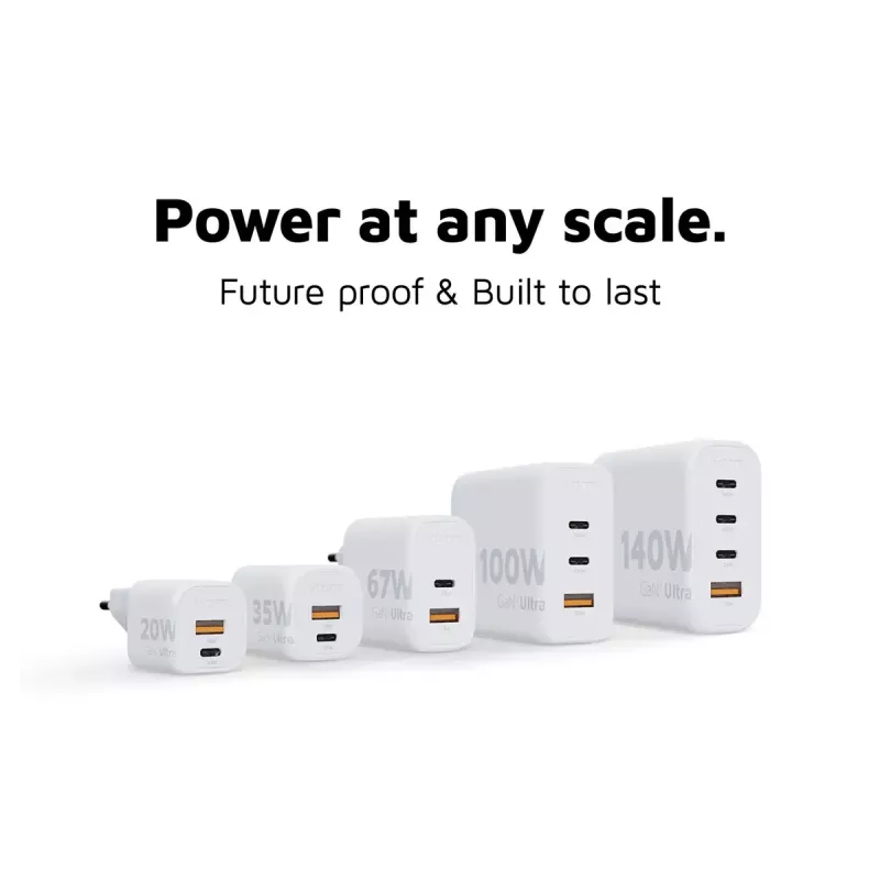 Ładowarka sieciowa Xtorm 100W GaN² Ultra Wall Charger Szybkie ładowanie 2 USB-C
