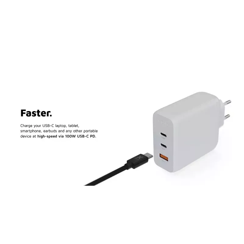 Ładowarka sieciowa Xtorm 100W GaN² Ultra Wall Charger Szybkie ładowanie 2 USB-C
