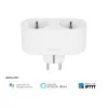 Inteligentna wtyczka Avanca International BV Hombli Smart Socket Duo EU — Wi‑Fi, 220–250 V, 50–60 Hz, 3540 W, wewnętrzna, biała