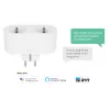 Inteligentna wtyczka Avanca International BV Hombli Smart Socket Duo EU — Wi‑Fi, 220–250 V, 50–60 Hz, 3540 W, wewnętrzna, biała