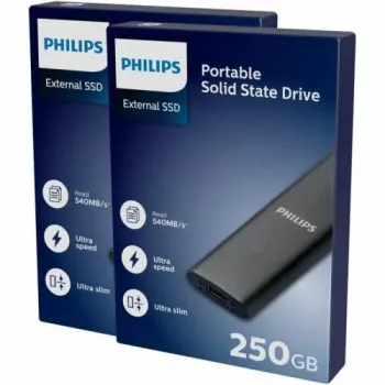 Zewnętrzny dysk SSD Philips 250 GB USB 3.2 FM25SS030P/00