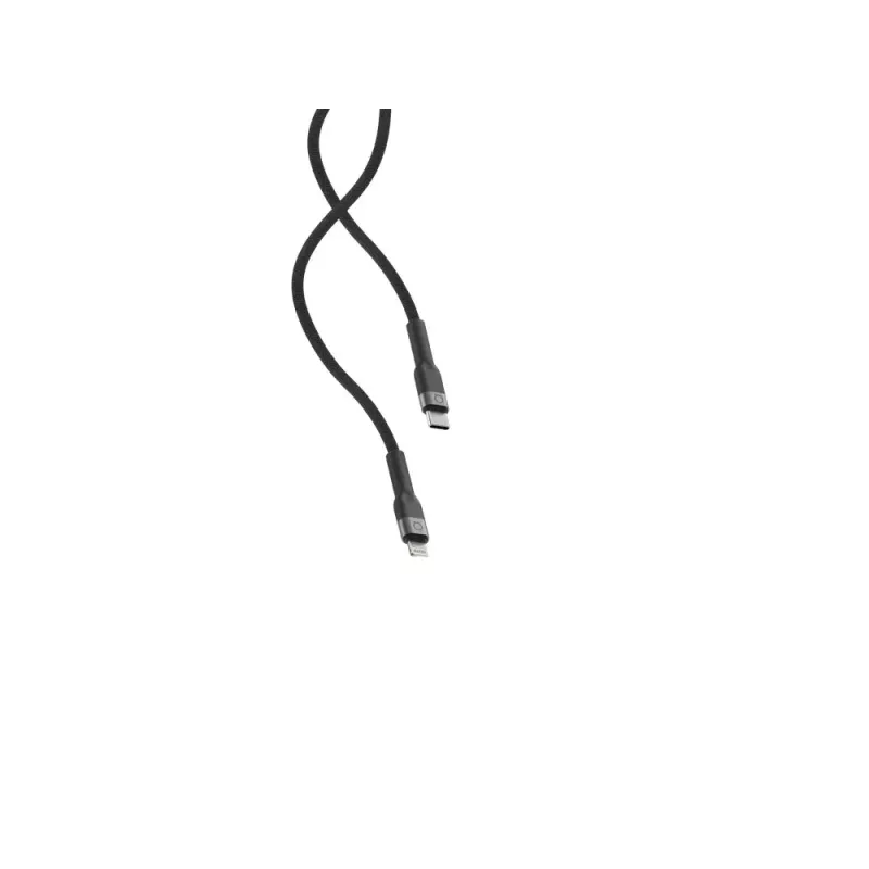 Kabel USB-C na Lightning LINQ byELEMENTS 2m z certyfikatem MFi czarny