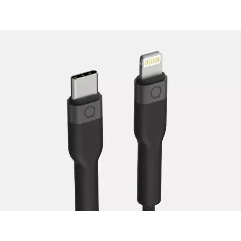 Kabel USB-C na Lightning LINQ byELEMENTS 2m z certyfikatem MFi czarny