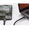 Kabel USB-C na Lightning LINQ byELEMENTS 2m z certyfikatem MFi czarny