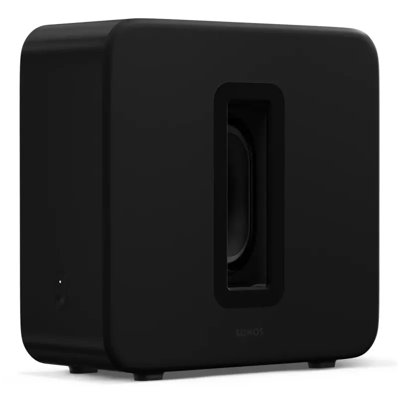 Aktywny subwoofer Sonos Sub 4 Czarny — Wzmacniacz klasy D, AC 110–240 V, 40,2×15,8×38,9 cm