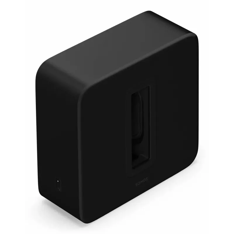 Aktywny subwoofer Sonos Sub 4 Czarny — Wzmacniacz klasy D, AC 110–240 V, 40,2×15,8×38,9 cm