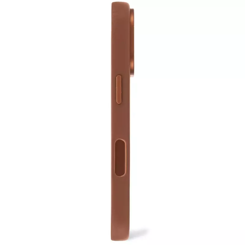 Dekiel Dekodowany Skórzany Pokrowiec iPhone 16 Pro 6,3 cala Brązowy