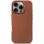 Dekiel Dekodowany Skórzany Pokrowiec iPhone 16 Pro 6,3 cala Brązowy