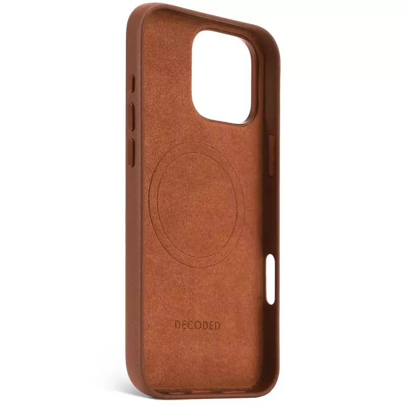 Decoded skórzane etui do iPhone 16 Pro Max 17,5 cm Brązowy