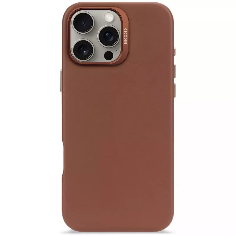 Decoded skórzane etui do iPhone 16 Pro Max 17,5 cm Brązowy