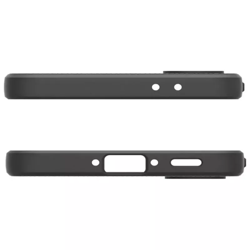 Ochronne etui na telefon Spigen Liquid Air dla Samsunga Galaxy A36 5G, matowa czerń