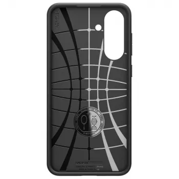 Ochronne etui na telefon Spigen Liquid Air dla Samsunga Galaxy A36 5G, matowa czerń