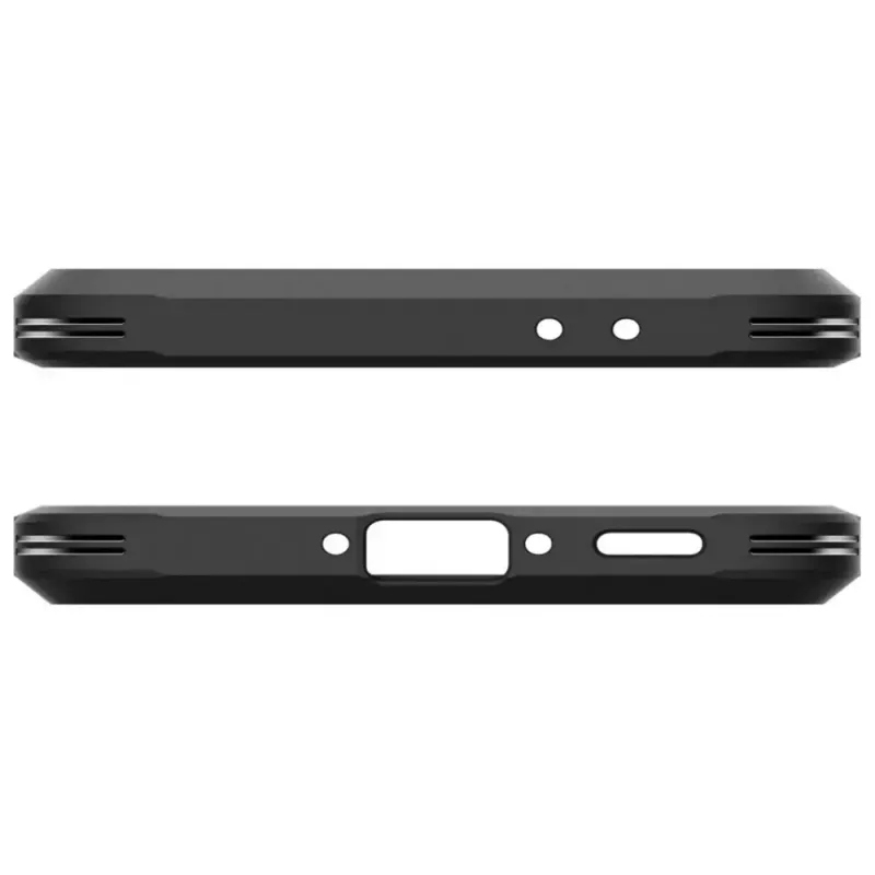 Etui Spigen Tough Armor do Samsung Galaxy A56 5G — czarne, dwuwarstwowe etui ochronne