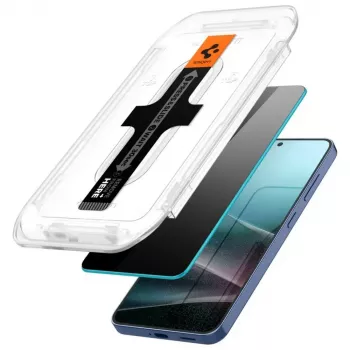 Hartowane szkło ochronne z filtrem prywatności Spigen Glas.TR EZ FIT HD do Samsung Galaxy S24/S25 — 2 szt.