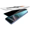 Hartowane szkło ochronne z filtrem prywatności Spigen Glas.TR EZ FIT HD do Samsung Galaxy S24/S25 — 2 szt.