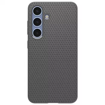 Etui ochronne Spigen Liquid Air do Galaxy S25 — Marmurowo-szary, smukłe, amortyzujące wstrząsy
