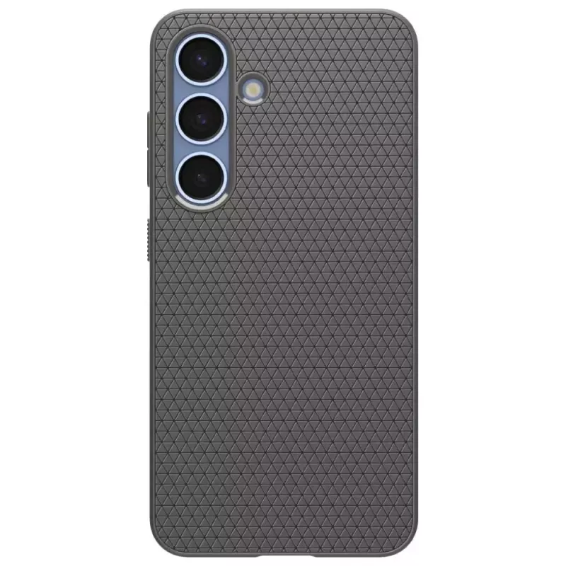 Etui ochronne Spigen Liquid Air do Galaxy S25 — Marmurowo-szary, smukłe, amortyzujące wstrząsy