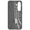 Etui ochronne Spigen Liquid Air do Galaxy S25 — Marmurowo-szary, smukłe, amortyzujące wstrząsy