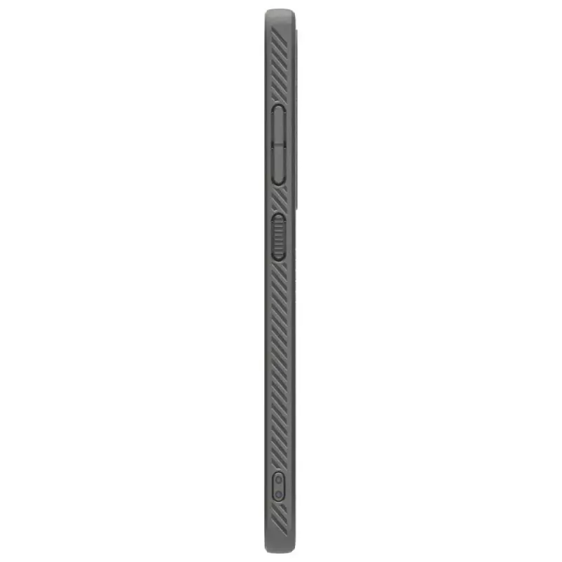 Etui ochronne Spigen Liquid Air do Galaxy S25 — Marmurowo-szary, smukłe, amortyzujące wstrząsy