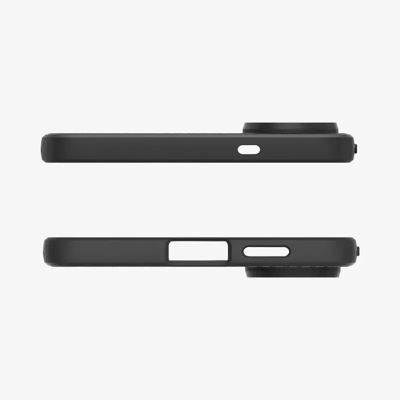 Pokrowiec Spigen Galaxy S25 Edge matowy czarny monochromatyczny